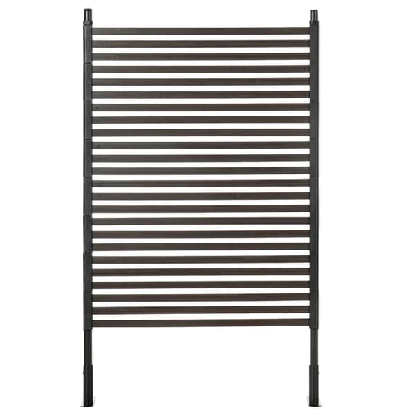 Rootz Havehegn - Metalhegn - Kan udvides - Vejrbestandig - Rustfast - Stål - Brun - 93 x 22 x 150 cm