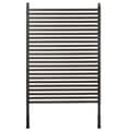 Miniatyrbillede 5 af 6: Rootz Havehegn - Metalhegn - Kan udvides - Vejrbestandig - Rustfast - Stål - Brun - 93 x 22 x 150 cm