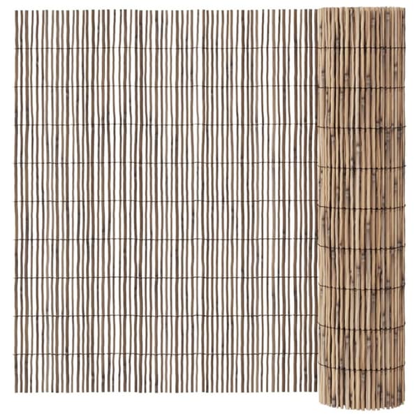 vidaXL havehegn 500x90 cm siv