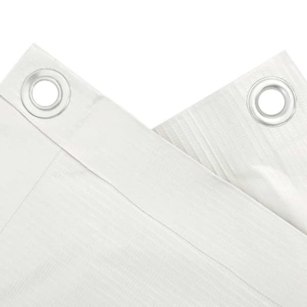 vidaXL Insynsskydd för balkong vit 500x75 cm PVC