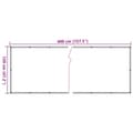 Miniatyrbillede 7 af 7: vidaXL altanafskærmning 400x120 cm PVC hvid