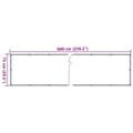 Miniatyrbillede 7 af 7: vidaXL altanafskærmning 600x75 cm PVC plantedesign grøn