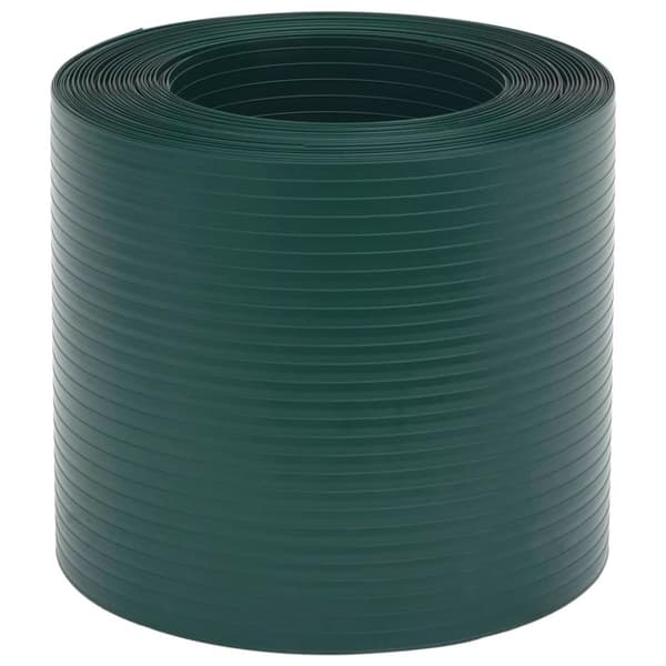 vidaXL haveskærme 10 stk. 252,5x19 cm PVC grøn