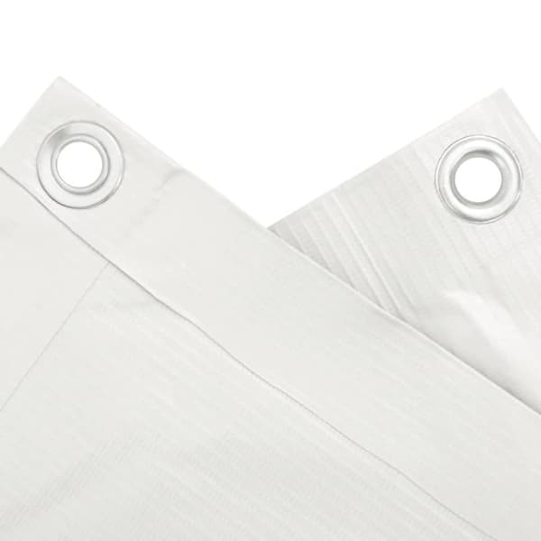 vidaXL Parvekkeen yksityisyyssuoja valkoinen 300x75 cm PVC