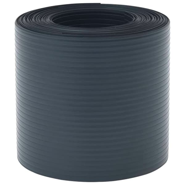 vidaXL Hageskjermer 10 stk svart 252,5x19 cm PVC