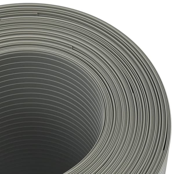 vidaXL haveskærme 10 stk. 252,5x19 cm PVC stengrå