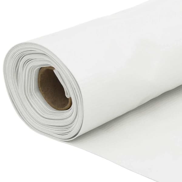 vidaXL altanafskærmning 700x75 cm PVC hvid