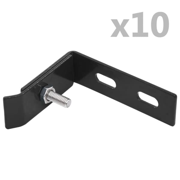 Hörnkoppling 10 set antracit