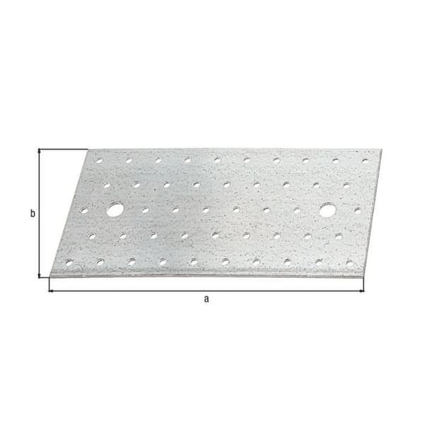 Sendzimir galvaniserad flerhålsplatta 200x100x2