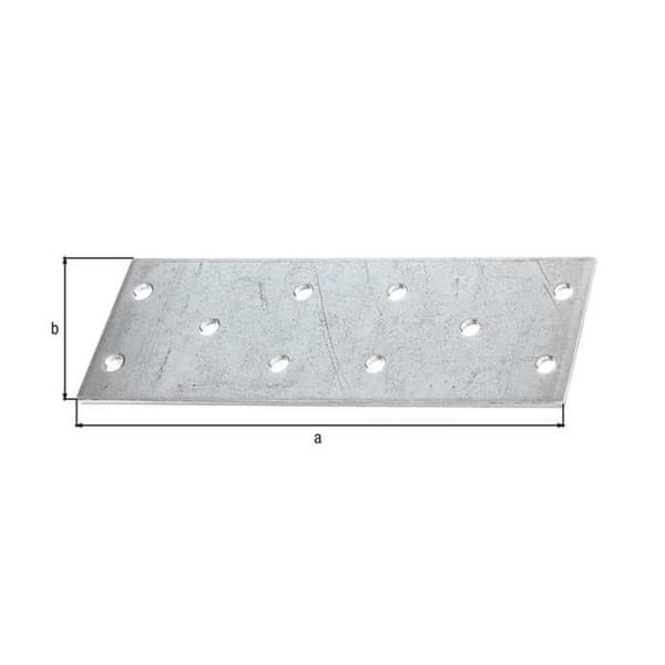 Sendzimir galvaniserad flerhålsplatta 115x40x2