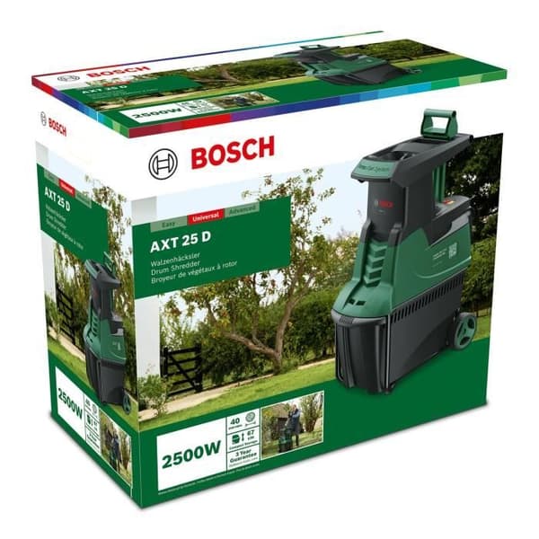 Bosch AXT 25D trädgårdsslang - grenar upp till 40 mm - elektrisk