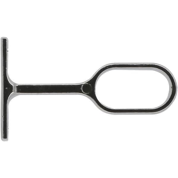 MOBOIS Set med 2 klädhängare - H 30 x Ø 15 x L 55 mm - Krom