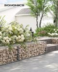Miniatyrbillede 2 af 7: Rootz Gabion Kurvesæt - Stenbur - Gabionvæg - Galvaniseret stål - 100 cm x 30 cm x 30 cm - Nem montering - 23,2 kg