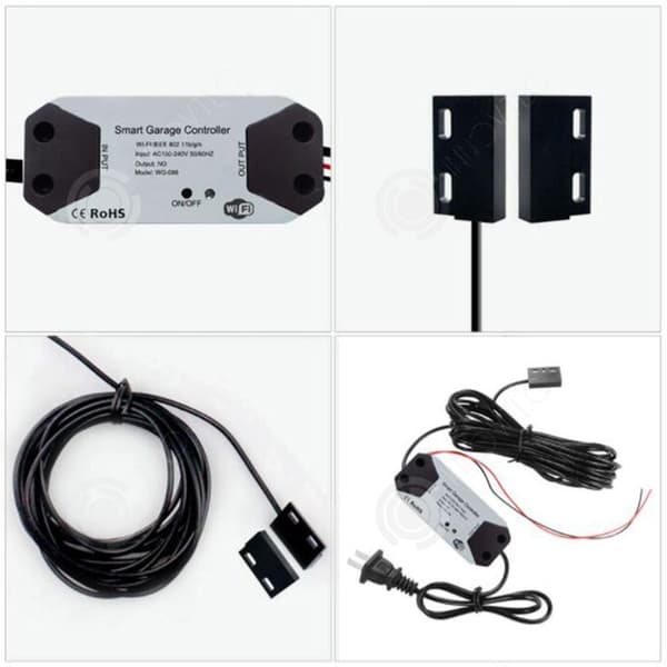 INN Ansluten garageport 100-240v smart dörrbrytare ansluten garageportöppnare wifi ansluten garageportöppnare
