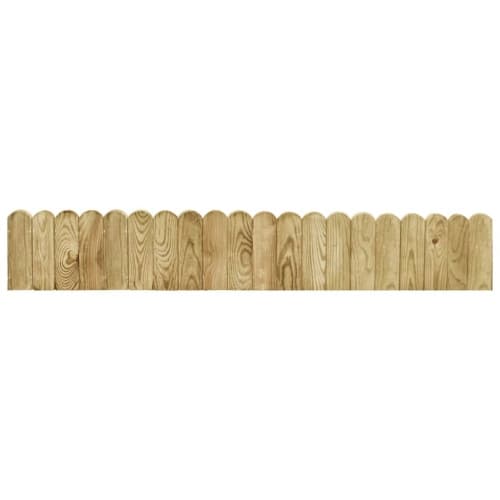 Rabattkant grön 120 cm impregnerad furu