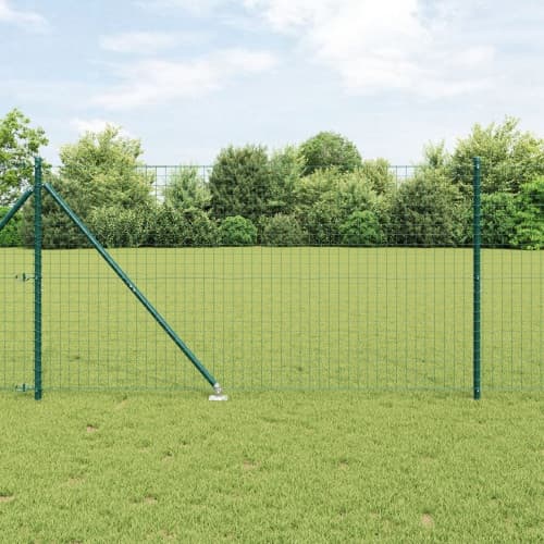 Staketstolpar med Spike 52 st Ø32 mm 160 cm Galvaniserat Stål
