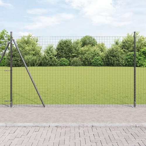 Staketstolpar med basplattor 52 st Ø32mm 88,5cm Galvaniserat stål