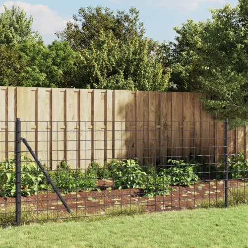 Stängsel antracit 1x25 m galvaniserat stål
