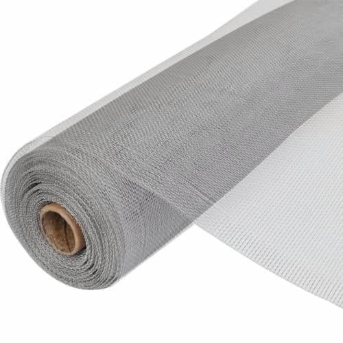 Insektsnät aluminium 100x1000 cm silver