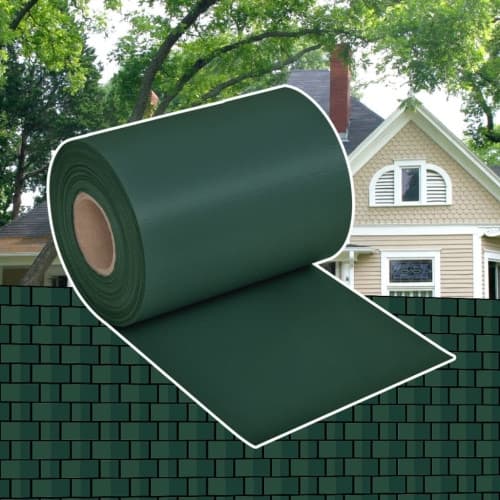 Insynsskydd för trädgården PVC 70x0,19 m grön