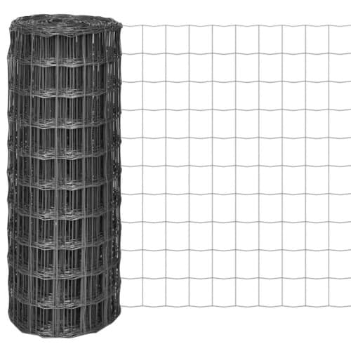 Eurofence stål 25x1 m grå