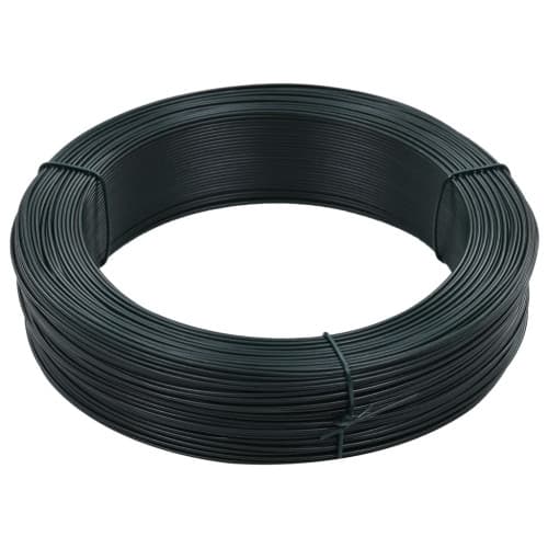 Stagtråd 250 m 2,3/3,8 mm stål svartgrön