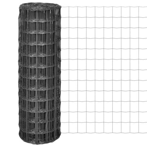 Eurofence stål 10x1,2 m grå