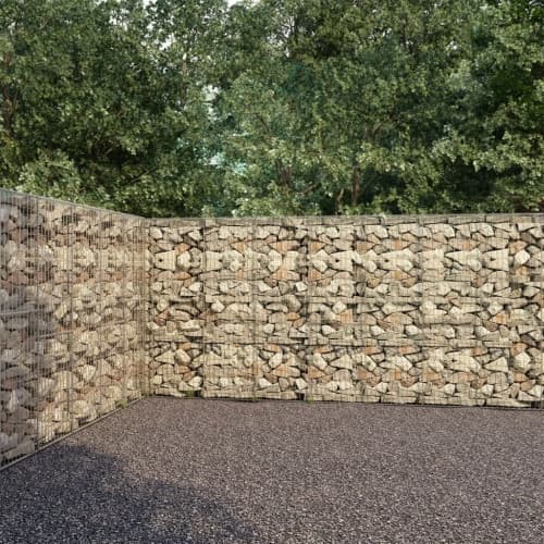Gabionmur i galvaniserat stål 900x50x200 cm