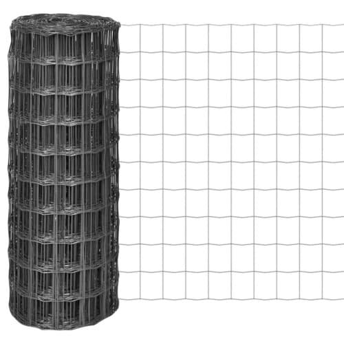 Eurofence stål 10x1 m grå