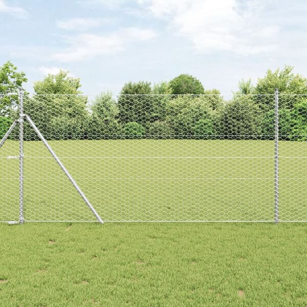 Hexagon Stängsel 1x100 m Galvaniserat Stål
