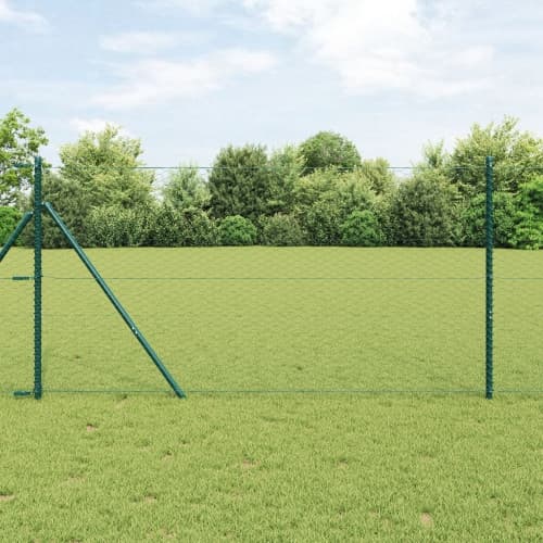 Hexagonstängsel Grön 1.2x50 m Stål