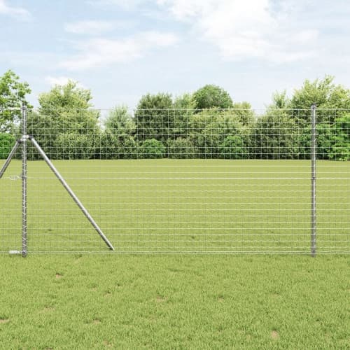 Stängselstolpar 52 st Ø32 mm 190 cm Galvaniserat stål
