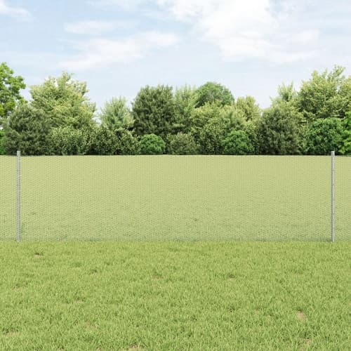 Stängselstolpar 5 pcs U-Kanal 60 cm Galvaniserat Stål, vidaXL Hexagon Stängsel 0.6x10 m Galvaniserat Stål