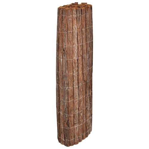Trädgårdsstängsel 100x600 cm Bark