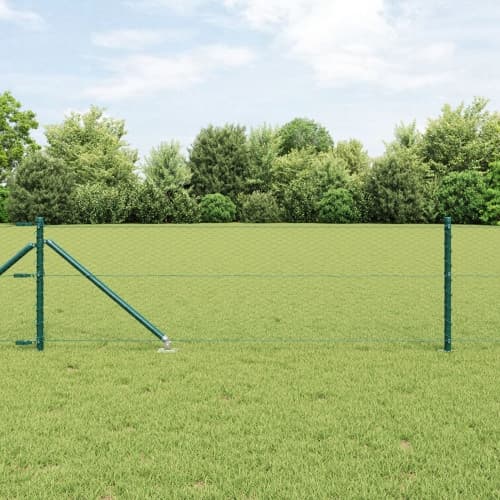 Hexagonstängsel Grön 0.8x50 m Stål