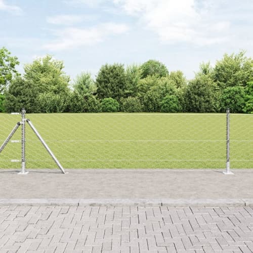 Hexagon Staket 0,6x25 m Galvaniserat Stål