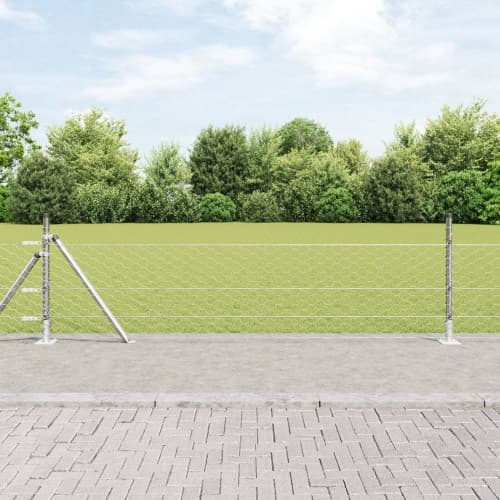 Hexagon Staket 0.5x50 m Galvaniserat Stål