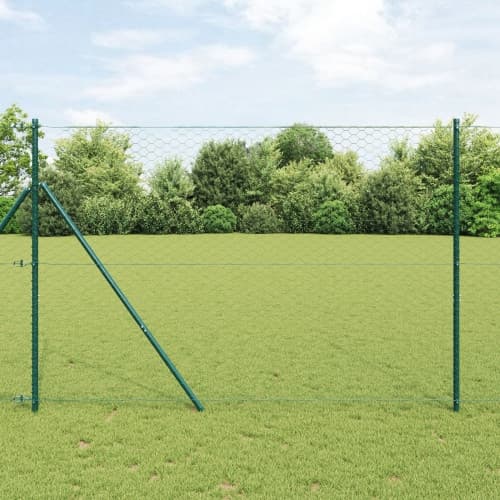 Sexkantig Inhägnad Grön 1.5x100 m Stål