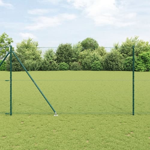 Hexagonstaket Grön 1.6x25 m Stål
