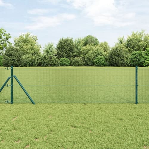 Svetsat Stängsel Grön 0.5x100 m Stål