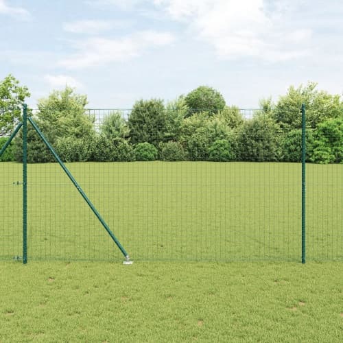 Staketpinnar med spik 13 st Ø32 mm 170 cm Galvaniserat stål