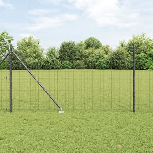 Staketstolpar med Spets 13 st Ø32 mm 160 cm Galvaniserat Stål