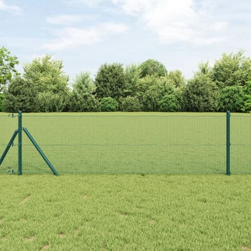 Svetsat Trådstängsel Grön 0.4x25 m Stål