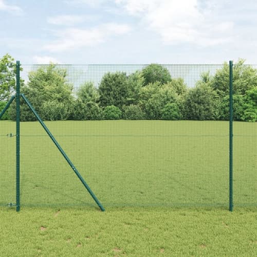 Svetsat Trådstängsel Grönt 1.6x25 m Stål