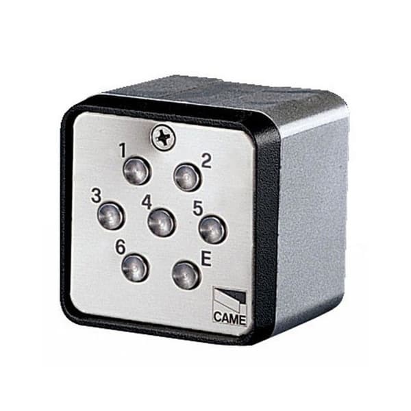 Kodtangentbord - CAME - S7000 - Antivandal - 6 tangenter - 1 679 616 kombinationer