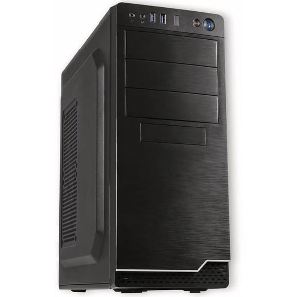 INTER-TECH IT-5916 Tower PC-fodral Svart 500 W - 4 3,5" konsoler, 3 5,25" konsoler, 2 2,5" fack
