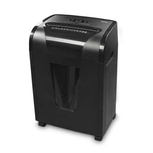 HAMA Premium M10+ dokumentförstörare - Avancerad säkerhetsförstörare P5 T5 E4 - Förstörare kapacitet 20 liter