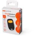 Miniatyrbillede 6 af 6: 2-kanals fjernbetjening - SCS SENTINEL - SimplyControl - Gul, rækkevidde 40 m, frekvens 433,92 MHz, CR2032 lithiumbatteri inkluderet