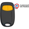 Miniatyrbillede 1 af 6: 2-kanals fjernbetjening - SCS SENTINEL - SimplyControl - Gul, rækkevidde 40 m, frekvens 433,92 MHz, CR2032 lithiumbatteri inkluderet