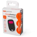 Miniatyrbillede 6 af 6: 2-kanals fjernbetjening - SCS SENTINEL - SimplyControl - Fuchsia, rækkevidde 40m, frekvens 433,92 MHz, CR2032 lithiumbatteri inkluderet